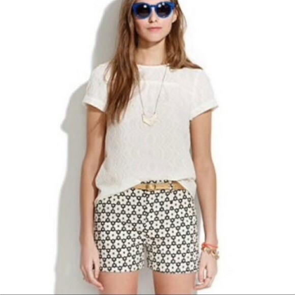 Madewell Daisy Chino Shorts Size 2 - Picture 1 of 12